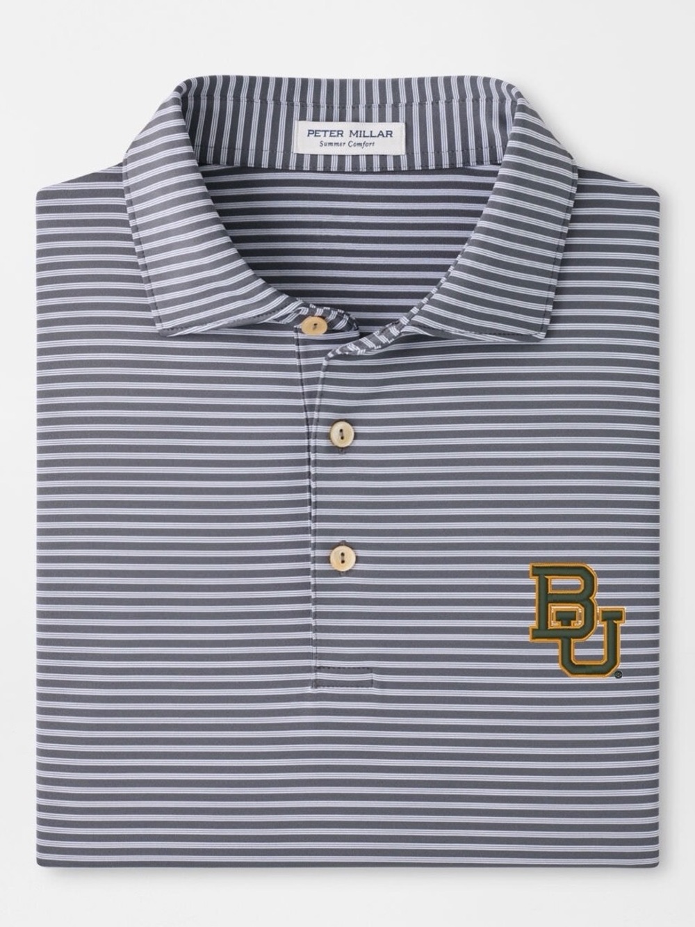 Peter Millar | NWOT - Baylor Tiebreaker Polo - Size M - Iron
